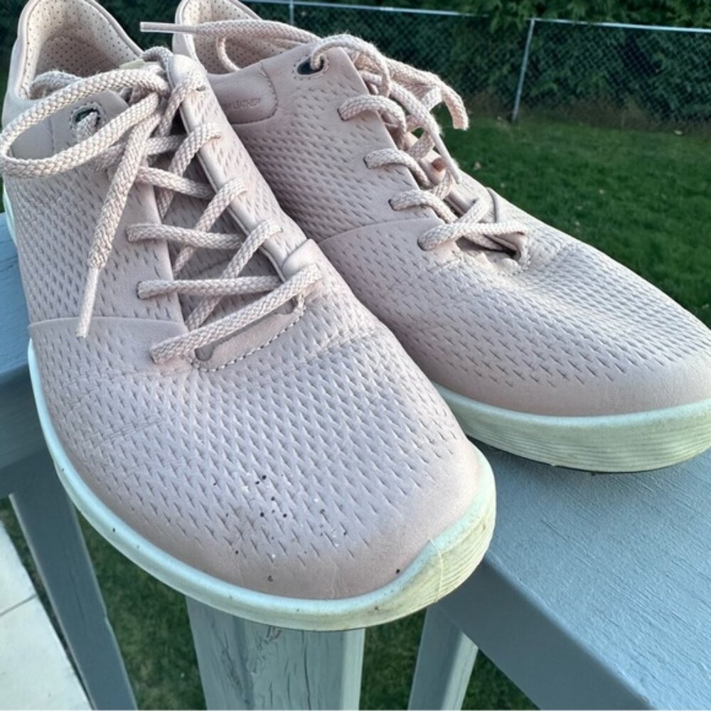 ECCO | S-Lite Spikeless Golf Shoes 2019 Women Eco Yak Leather Rose Dust | Size 9 - Picture 3 of 11